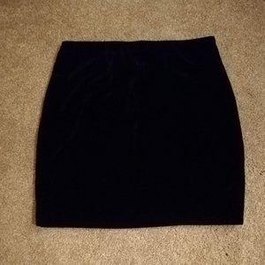 NWT Black Velvet Skirt